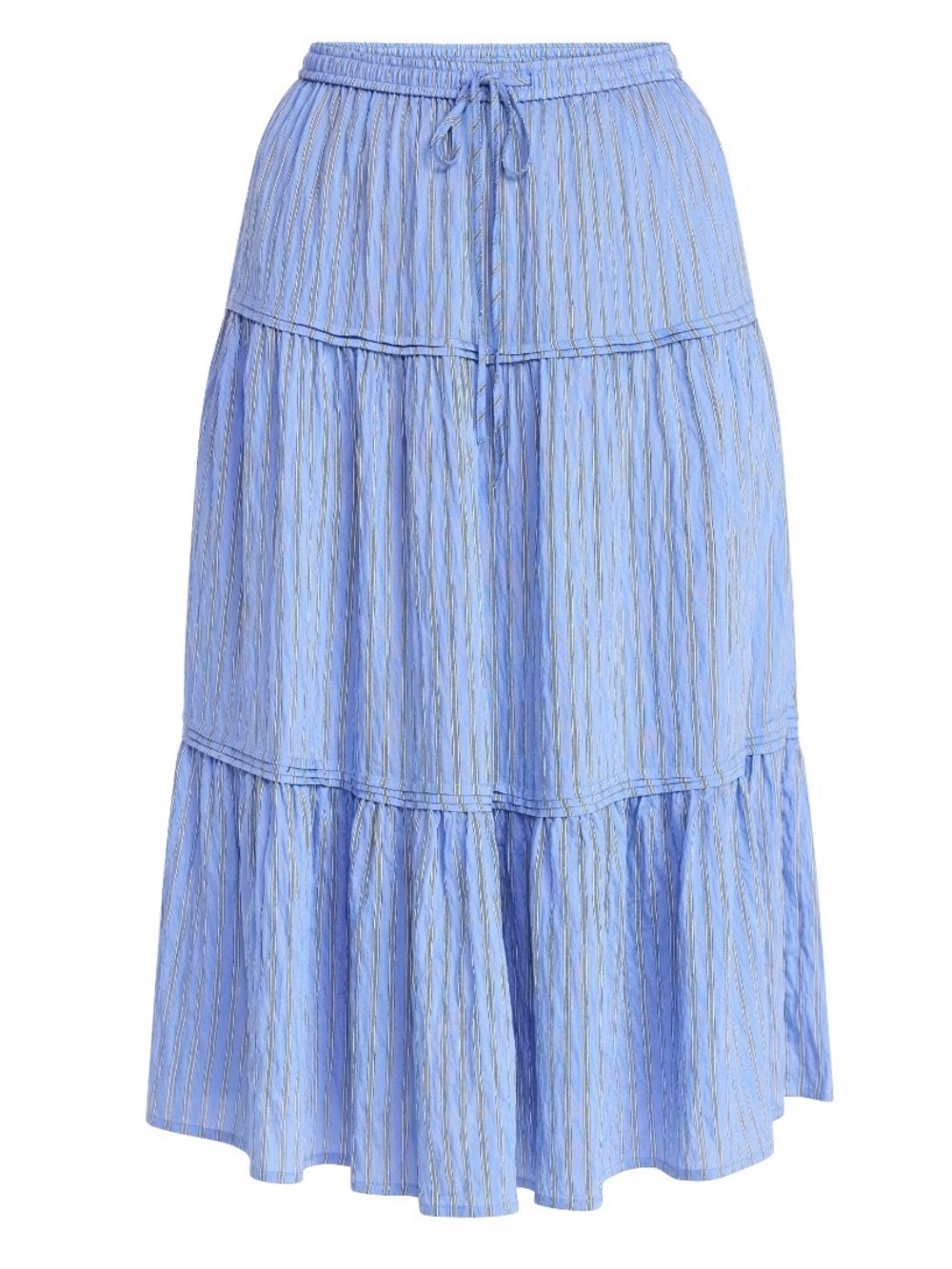 Time and Tru Women's Tiered Print Midi Skirt, Size XXL